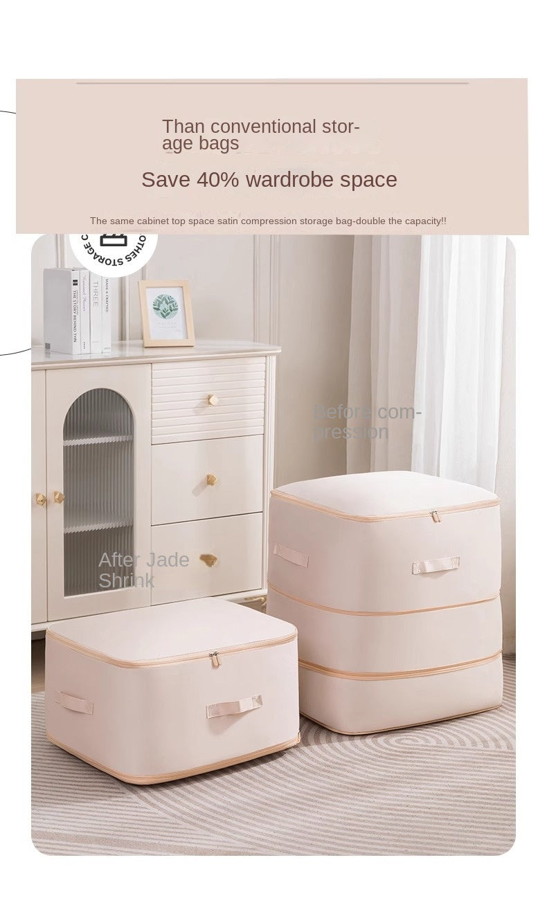 Quilt Storage Bag Moving Compression Bag Wardrobe Down Jacket Quilt Clothing Bag Organizer Large Capacity