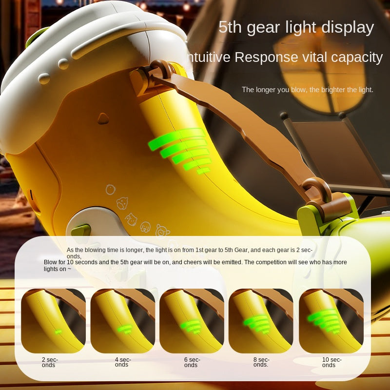 Animal Gathering Simulated Sound Effect Blowing Horn Children's Whistle Exercise Vital Capacity Blowing Horn Toy