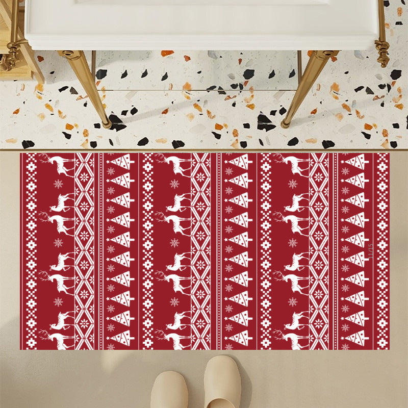 Cross-border Retro Persian Turkish Ethnic Style Carpet American Stitching Round Living Room Office Full Floor Mat